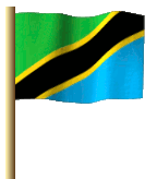 Tansania Flagge Fahne GIF Animation Tanzania flag 