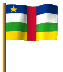 Zentralafrikanische Republik Flagge Fahne GIF Animation Central African Republic flag 
