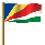 Seychellen Flagge Fahne GIF Animation Seychelles flag 