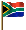 Südafrika Flagge Fahne GIF Animation South Africa flag 