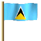 St. Lucia Flagge Fahne GIF Animation Saint Lucia flag 