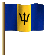 Barbados Flagge Fahne GIF Animation Barbados flag 