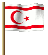Nordzypern Flagge Fahne GIF Animation Turkish Republic of Northern Cyprus flag