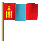 Mongolei Flagge Fahne GIF Animation Mongolia flag 