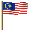 Malaysia Flagge Fahne GIF Animation Malaysia flag 