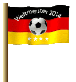 Deutschland Fussball Weltmeister 2014 4 Sterne Fahne Flagge