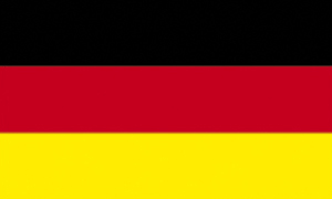 Deutschland Fahne / Flagge 300x180 Pixel