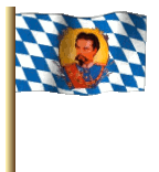 Bayern Raute - König Ludig Flagge Fahne GIF Animation Bavaria flag 