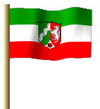NRW Nordrhein-Westfalen Flagge Fahne GIF Animation North Rhine-Westphalia flag 