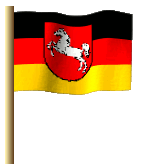 Niedersachsen Flagge Fahne GIF Animation Lower Saxony flag 