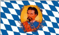Bayern Raute - König Ludig Flagge Fahne Bavaria flag 