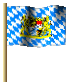 Bayern Raute mit Löwenwappen Flagge Fahne GIF Animation Bavaria flag 