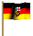 Saarland Flagge Fahne GIF Animation Saarland flag 