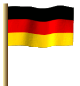 Deutschland wehende Fahne / Flagge