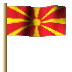 Makedonien Flagge Fahne GIF Animation Macedonia flag 
