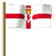 Nordirland Flagge Fahne GIF Animation Northern Ireland flag 
