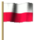 Polen Flagge Fahne GIF Animation Poland flag 