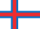 Frer-Inseln Flagge Fahne Faroe Islands flag 