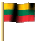 Litauen Flagge Fahne GIF Animation Lithuania flag 