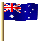 Australien Flagge Fahne GIF Animation Australia flag 