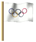 Olympia Fahne / Flagge 120x140 Pixel