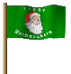 Frohe Weihnachten Flagge Fahne GIF Animation christmas flag 