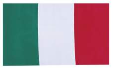 Italy Clip-On Window Car Flag