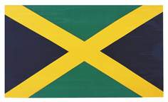 Jamaica Clip-On Window Car Flag