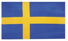 Sweden Clip-On Window Car Flag