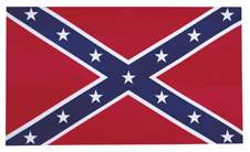 American South Dixie Clip-On Window Car Flag