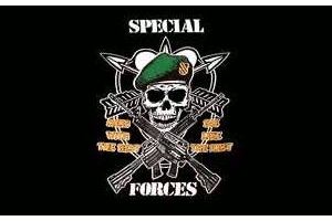 Pirat Special Forces Fahne / Flagge 90 x 150 cm