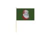 Weihnachtsmann Stockfahne / Stockflagge 30 x 46 cm