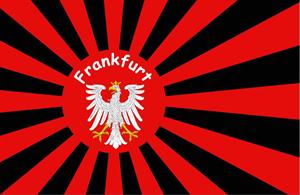 Frankfurt fan flag 90 x 150 cm