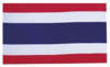 Thailand Stockfahne / Stockflagge 30 x 46 cm