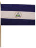 Nicaragua Stockfahne / Stockflagge 30 x 46 cm