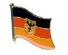 Deutschland mit Adler Fahne/Flagge Pin