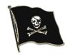 Pirate flag pin