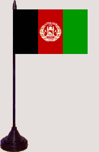 Afghanistan Tischfahne / Tischflagge 10 x 15 cm