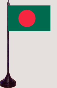 Bangladesch Tischfahne / Tischflagge 10 x 15 cm