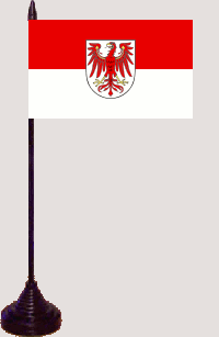 Brandenburg flag 10 x 15 cm