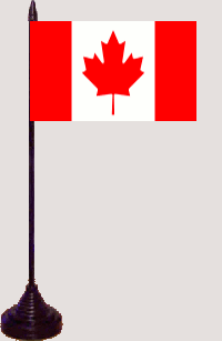 Kanada Tischfahne / Tischflagge 10 x 15 cm