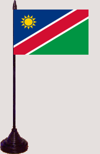 Namibia Tischfahne / Tischflagge 10 x 15 cm