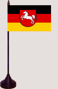 Niedersachsen Fahne 10 x 15 cm Tischfahne / Tischflagge