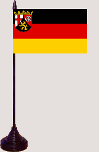 Rheinland-Pfalz Tischfahne / Tischflagge 10