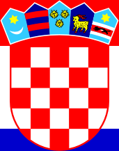 Hrvatska HR Kroatien Flagge Fanartikel - Sportfan' Männer Premium T-Shirt